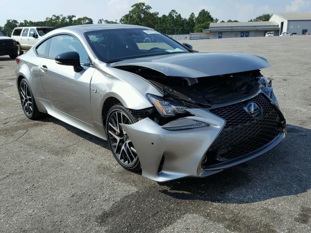 JTHHZ5BC0J5018188 - 2018 LEXUS RC 350 SILVER photo 1