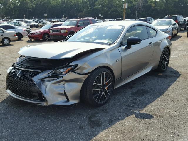 JTHHZ5BC0J5018188 - 2018 LEXUS RC 350 SILVER photo 2