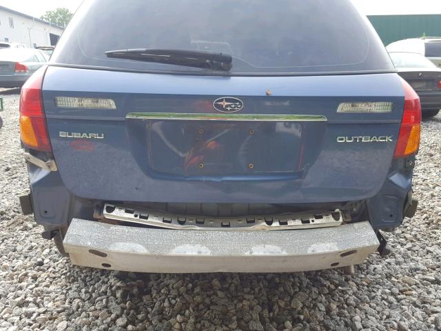 4S4BP61C777313396 - 2007 SUBARU LEGACY OUT BLUE photo 9