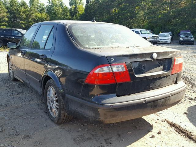 YS3ED49A453510038 - 2005 SAAB 9-5 ARC BLACK photo 3