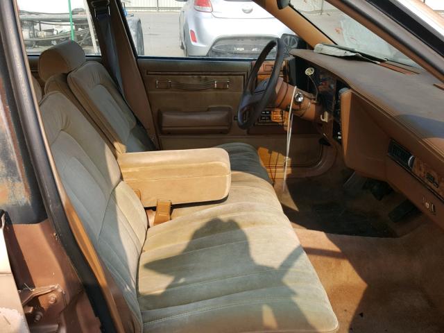 1G4AL81NXK6413608 - 1989 BUICK CENTURY ES BROWN photo 5