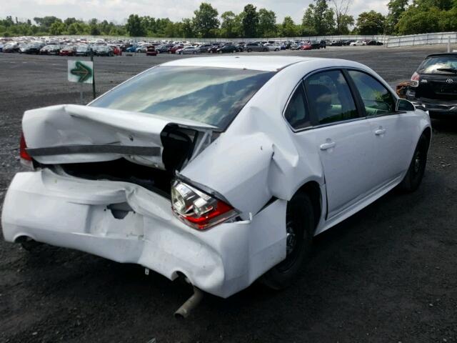 2G1WD5EM9B1276393 - 2011 CHEVROLET IMPALA POL WHITE photo 4