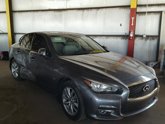 JN1CV7AP1GM202726 - 2016 INFINITI Q50 BASE GRAY photo 1