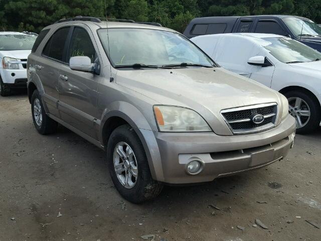 KNDJD733965554124 - 2006 KIA SORENTO SILVER photo 1