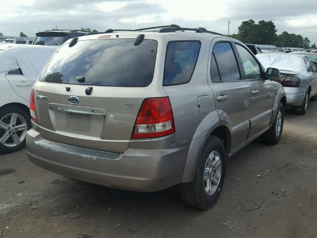 KNDJD733965554124 - 2006 KIA SORENTO SILVER photo 4