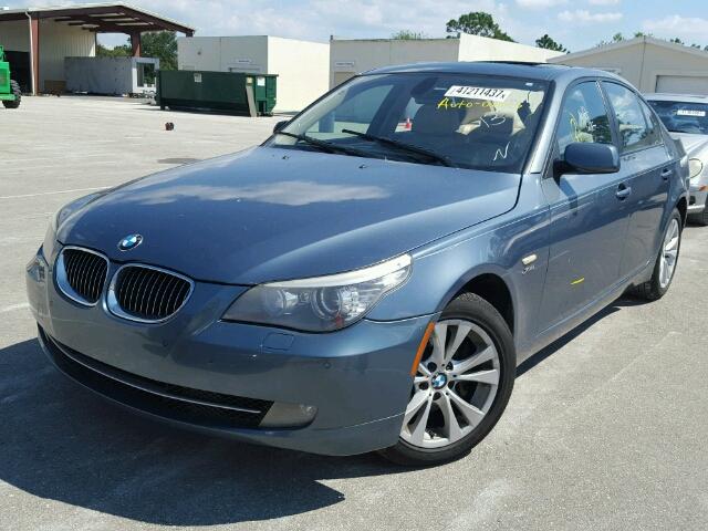 WBANV9C50AC137312 - 2010 BMW 535 XI BLUE photo 2