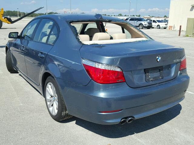 WBANV9C50AC137312 - 2010 BMW 535 XI BLUE photo 3