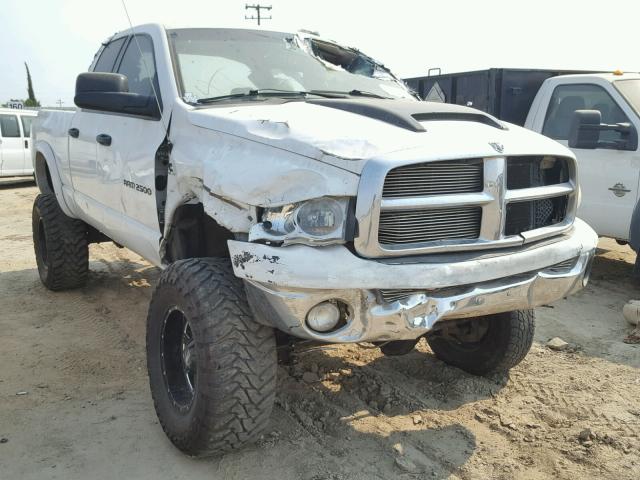 3D7KS28C05G809665 - 2005 DODGE RAM 2500 S WHITE photo 1