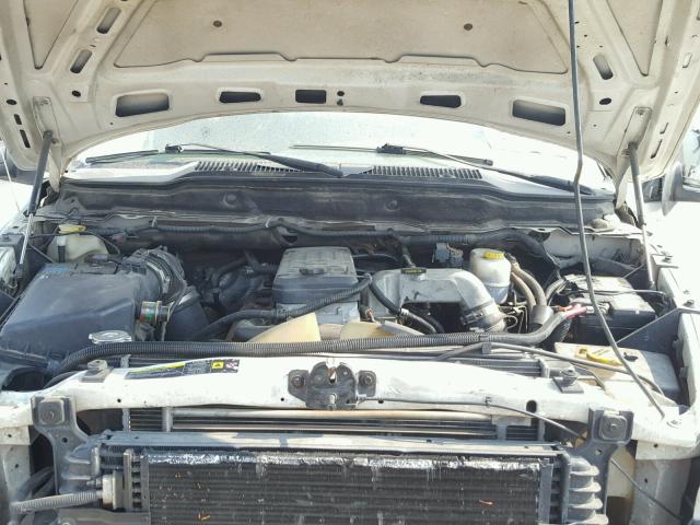 3D7KS28C05G809665 - 2005 DODGE RAM 2500 S WHITE photo 7