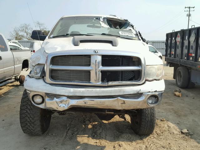 3D7KS28C05G809665 - 2005 DODGE RAM 2500 S WHITE photo 9