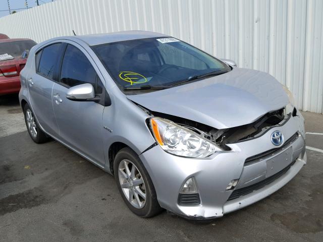 JTDKDTB3XC1005727 - 2012 TOYOTA PRIUS C SILVER photo 1