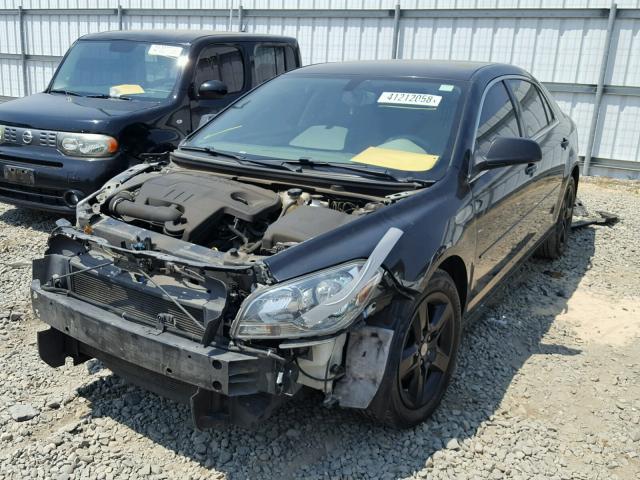 1G1ZB5E06CF287409 - 2012 CHEVROLET MALIBU LS შავი ფოტო 2