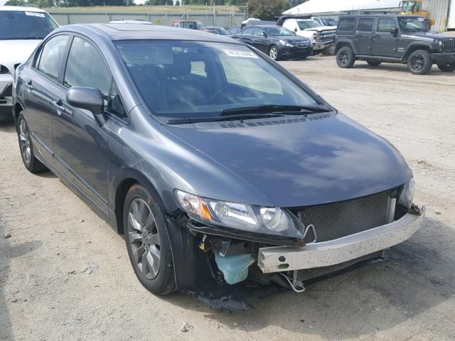 2HGFA15919H318028 - 2009 HONDA CIVIC EXL 灰色 照片 1