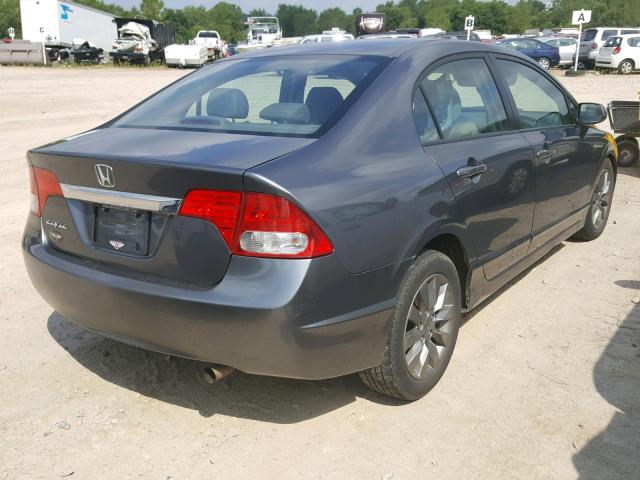 2HGFA15919H318028 - 2009 HONDA CIVIC EXL 灰色 照片 4