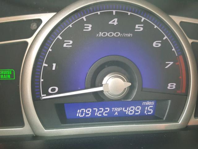 2HGFA15919H318028 - 2009 HONDA CIVIC EXL 灰色 照片 8