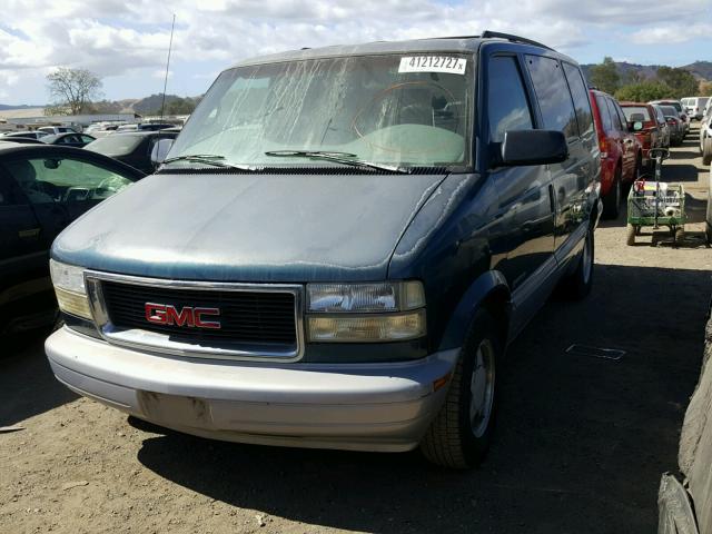 1GKDM19W2VB532806 - 1997 GMC SAFARI XT GREEN photo 2