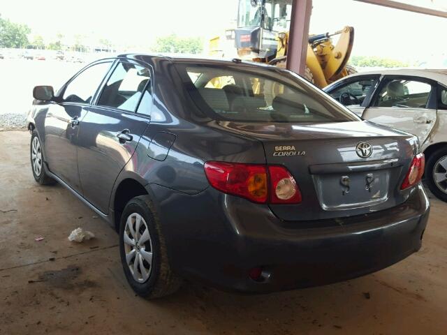 2T1BU4EE4AC271269 - 2010 TOYOTA COROLLA BA GRAY photo 3