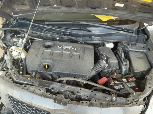 2T1BU4EE4AC271269 - 2010 TOYOTA COROLLA BA GRAY photo 7