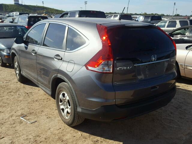 3CZRM3H32CG700124 - 2012 HONDA CR-V GRAY photo 3