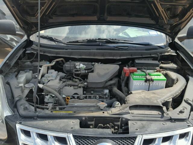 JN8AS5MT6CW600186 - 2012 NISSAN ROGUE BLACK photo 7