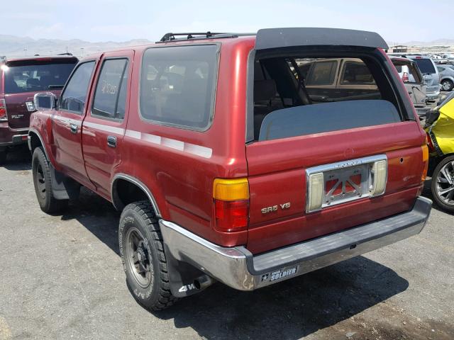 JT3VN39W4N0091334 - 1992 TOYOTA 4RUNNER VN RED photo 3