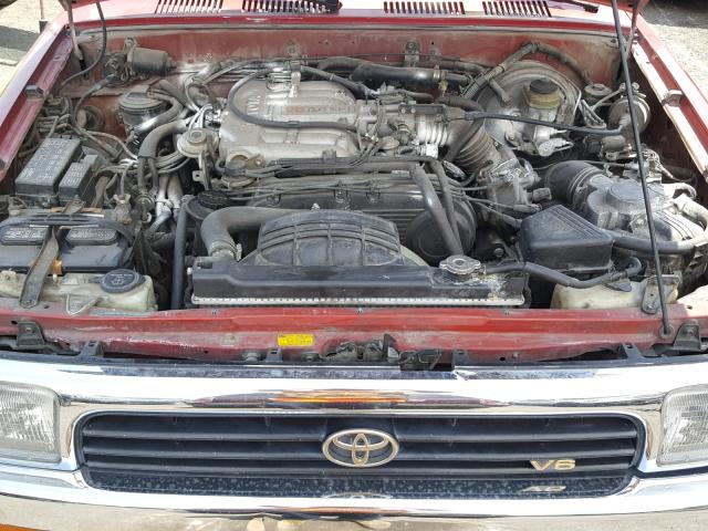 JT3VN39W4N0091334 - 1992 TOYOTA 4RUNNER VN RED photo 7