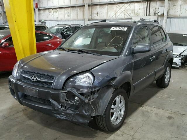 KM8JN72D77U493866 - 2007 HYUNDAI TUCSON SE BLACK photo 2