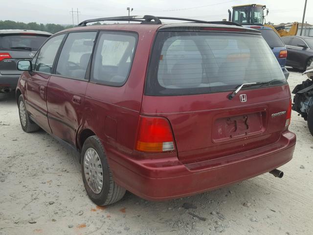 JHMRA186XTC010765 - 1996 HONDA ODYSSEY BA MAROON photo 3