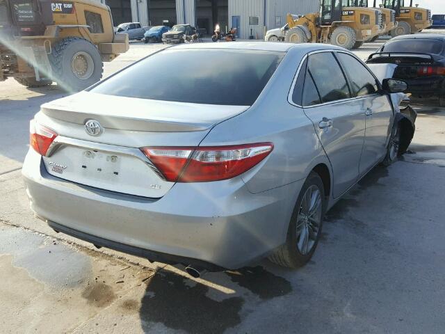 4T1BF1FK1FU044107 - 2015 TOYOTA CAMRY LE SILVER photo 4