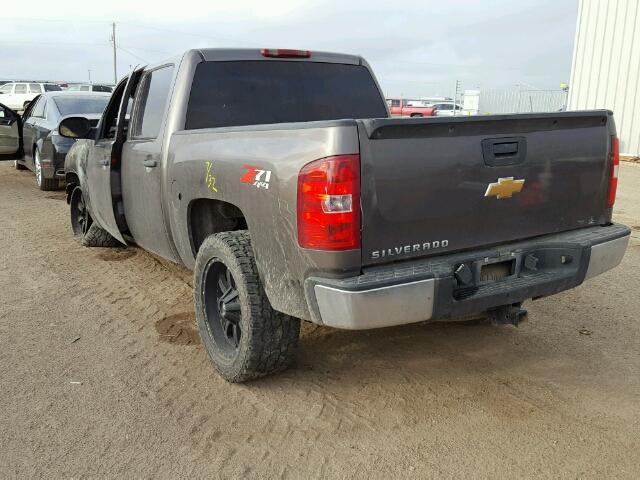 2GCEK13M981188425 - 2008 CHEVROLET SILVERADO BROWN photo 3