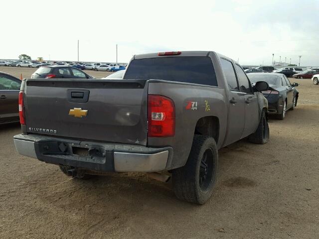 2GCEK13M981188425 - 2008 CHEVROLET SILVERADO BROWN photo 4