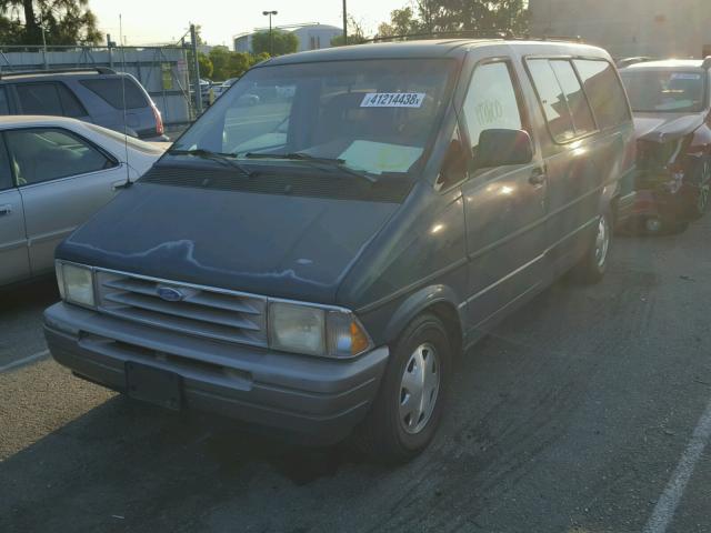 1FMDA31X9TZC07946 - 1996 FORD AEROSTAR GREEN photo 2