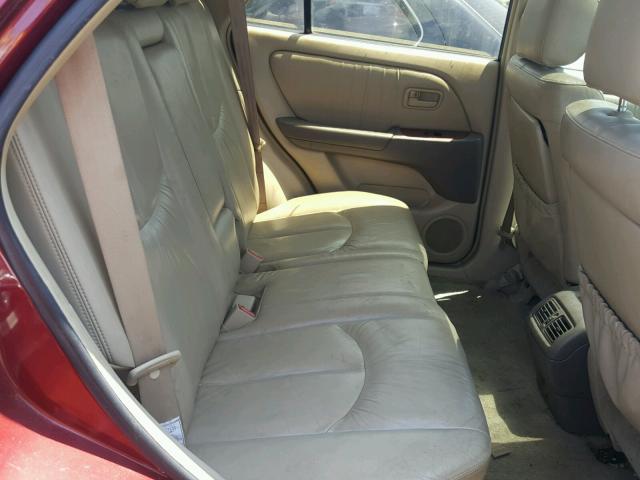 JT6GF10U5Y0069050 - 2000 LEXUS RX 300 BURGUNDY photo 6