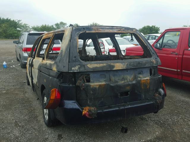 5FNRL18704B040866 - 2004 HONDA ODYSSEY EX BLACK photo 3