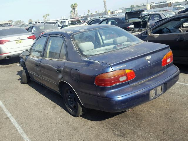 1Y1SK5282WZ442927 - 1998 CHEVROLET GEO PRIZM 蓝色 照片 3