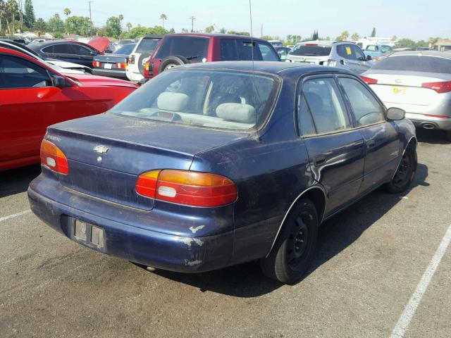 1Y1SK5282WZ442927 - 1998 CHEVROLET GEO PRIZM 蓝色 照片 4