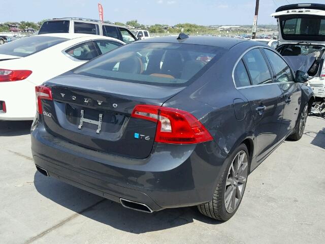 YV149MFM4F1345571 - 2015 VOLVO S60 PLATIN GRAY photo 4