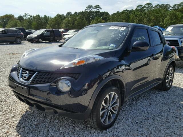 JN8AF5MR4ET451760 - 2014 NISSAN JUKE BLACK photo 2