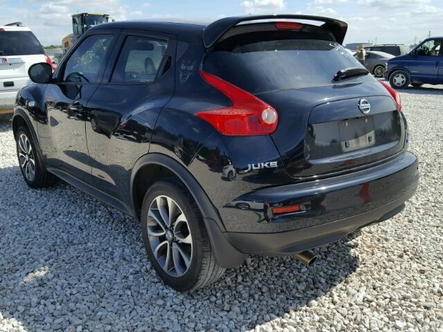 JN8AF5MR4ET451760 - 2014 NISSAN JUKE BLACK photo 3