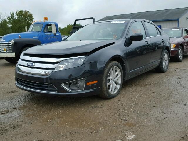 3FAHP0JG6BR122431 - 2011 FORD FUSION SEL BLACK photo 2