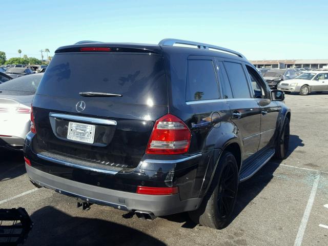 4JGBF86E78A326761 - 2008 MERCEDES-BENZ GL 550 4MA BLACK photo 4