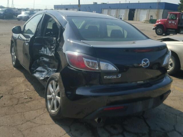 JM1BL1SF4A1276359 - 2010 MAZDA 3 I BLACK photo 3