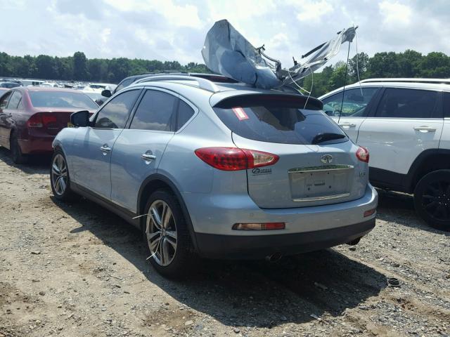 JN1AJ0HR7BM852042 - 2011 INFINITI EX35 BASE BLUE photo 3