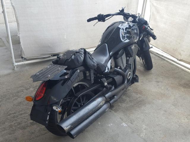 5VPGA36NXE3037760 - 2014 VICTORY MOTORCYCLES VEGAS 8-BA BLACK photo 4