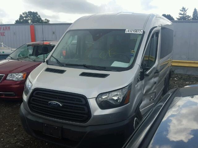 1FBZX2CM2GKB10905 - 2016 FORD TRANSIT T- SILVER photo 2