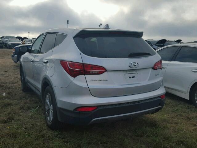 5XYZT3LB9GG342029 - 2016 HYUNDAI SANTA FE S SILVER photo 3