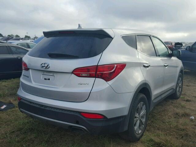 5XYZT3LB9GG342029 - 2016 HYUNDAI SANTA FE S 银色 照片 4