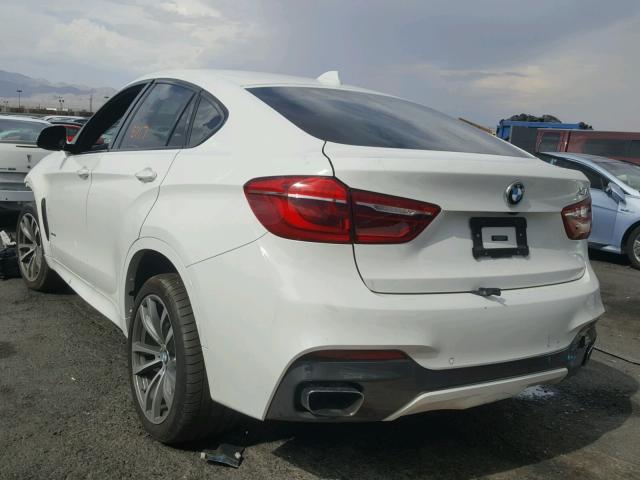 5UXKU6C54F0F93959 - 2015 BMW X6 XDRIVE5 WHITE photo 3