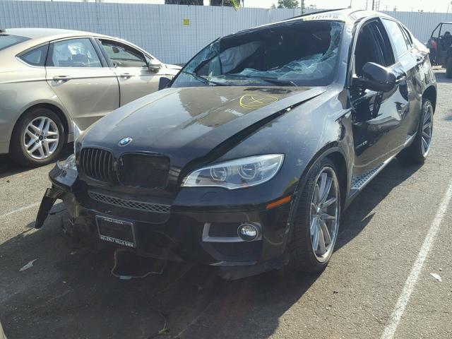 5UXFG2C56E0C45581 - 2014 BMW X6 XDRIVE3 BLACK photo 2