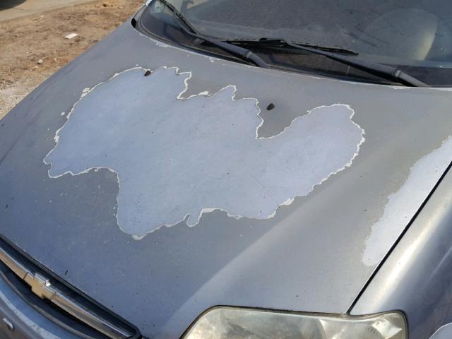 KL1TD56686B586073 - 2006 CHEVROLET AVEO BASE Mavi foto 9